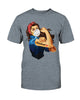Brown Hair Girl Phlebotomist T shirt