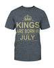 Black Pride Copy of Kings Are Born In July Ultra Cotton Shirt Black And Proud 365