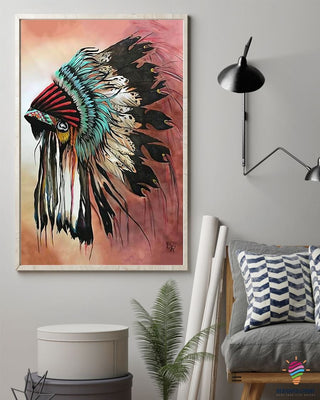 Gift For Native American Unique for Native American Lover Vertical Poster Canvas Art and Poster LN