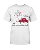 Tree And Car Fall Breast Cancer Awareness Month October Shirt