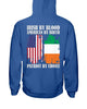 Irish Shop Irish By Blood American By Birth Patriot By Choice Back Print Cotton T-shirt