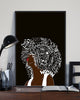 Black Pride Powerful Black Girl Vertical Poster LN Black Proud And Educated Melanin Power