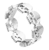 Heart Skull Ring Band