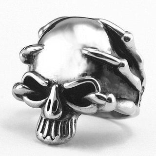 Stainless Steel Vintage Skull Ring