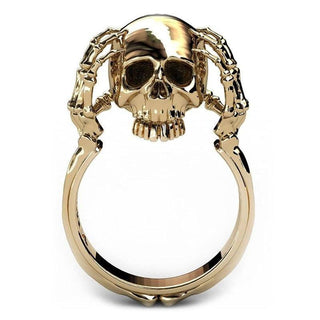 Skull Gold Ring - designfullprint