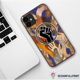 Black Proud Print Phone Case LN
