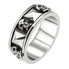 Skull and Pyramid Cast Band Ring