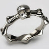 Retro Vintage Biker Skull Ring