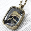 Magic Wizard Moveable Skull Case Necklace