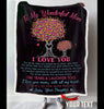 Gift For Mom Personalized Daughter To Mom Deer Mom Love Daughter Mom Angle Blanket HG mother daughter quotes