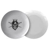 Skull Girl Sword Microwave Safe, BPA- Free Plate 003 - designfullprint