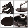 Gothic Rhinestone Crosses and Skull Sandals