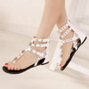 Gothic Rhinestone Crosses and Skull Sandals