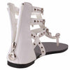 Gothic Rhinestone Crosses and Skull Sandals