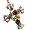 Magnificent Crystal Skull Pendant Necklace