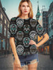 Skull Gift Skull Crushed Velvet T-shirt