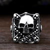Vintage Classic Pirate Skull Stainless Steel Ring