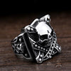 Vintage Classic Pirate Skull Stainless Steel Ring