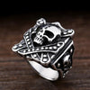 Vintage Classic Pirate Skull Stainless Steel Ring