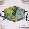 Green Succulent Cactus Face Mask NH Cloth Mask