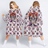 Halloween Gifts Gift For Skull Lover Sugar Skull Wearable Blanket
