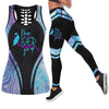 Suicide Prevention Suicide Awareness Holo Tank Top And Leggings Set