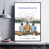 Fishing Family Ready to Hang Canvas