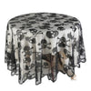 Black Lace Skull Tablecloth