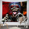 Rock Skull Maiden Tapestry 002 - designfullprint
