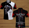 Gift For Christian Im On Team Jesus Im Not Religious Im A Christian Polo Shirt NHD