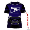 I Am A Postal Worker I Dont Stop When Im Tired I Stop When Im Done Personalized Pullover or Zip Up Hoodie or Long Sleeve Shirt or Fleece Hoodie HG