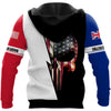 Skull Gift English American Skull US Unisex Size Hoodie
