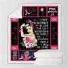Breast Cancer Sofa Throw Blanket