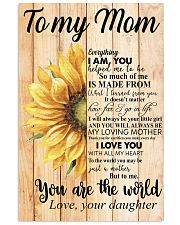 Gift For Hippie Gift For Mom To My Mom Sunflower Gift For Mother Poster PA