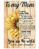 Gift For Hippie Gift For Mom To My Mom Sunflower Gift For Mother Poster PA