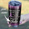 All Colors Cancer Awareness Personalized Tumbler