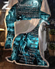 Fleece Blanket Custom Blanket DEER Wedding Anniversary To my Husband Destiny