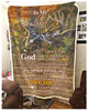BLANKET DEER To my Husband God Blessed The Broken Road