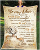 BLANKET DEER To my Man I Choose Both