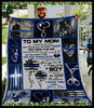 Gifts for Police Officers Gift For Mom Police To My Mom Sunflower Sherpa Blanket HG