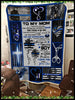 Gifts for Police Officers Gift For Mom Police To My Mom Sunflower Sherpa Blanket HG