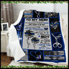 Gifts for Police Officers Gift For Mom Police To My Mom Sunflower Sherpa Blanket HG