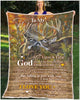Blanket Deer  To my Wife God Blessed The Broken Road
