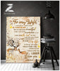 Deer To My Wife I Choose Both Couple Gift Ideas Canvas And Poster