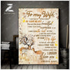 Deer To My Wife I Choose Both Couple Gift Ideas Canvas And Poster