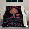 Gift For Mom Personalized Daughter To Mom Deer Mom Love Daughter Mom Angle Blanket HG mother daughter quotes