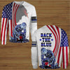 Gifts for Police Officers Police Back The Blue All Over Printed T-Shirt or Hoodie or Sweatshirt