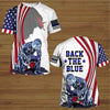 Gifts for Police Officers Police Back The Blue All Over Printed T-Shirt or Hoodie or Sweatshirt