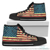 Gift For Army US Flag High Top Shoes