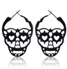 Vintage Retro Hollow Skull Earrings - designfullprint